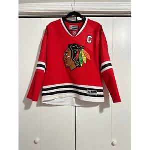 Reebok Chicago Blackhawks Women’s Large Personalized Red Hockey Sweater